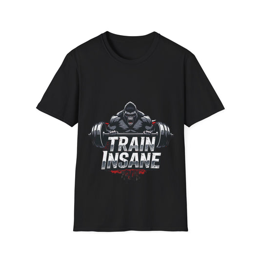 Train Insane Mens Softstyle T-Shirt | Motivational Fitness Apparel