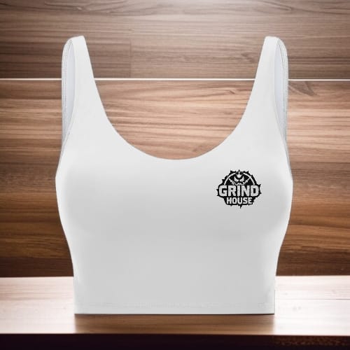 Athletic Crop Top - Comfortable Polyester Sports Bra for Active Lifestyle, Yoga, Gym Workout, Running, Fitness